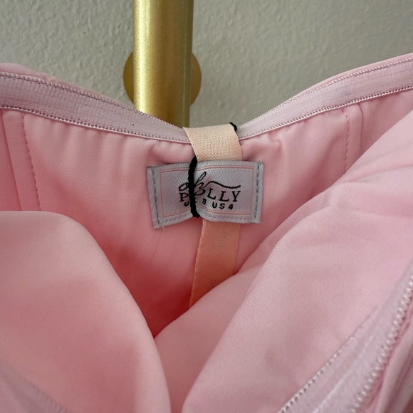 Oh Polly! Aveline Draped Floral-Appliqué Maxi Dress in Blush - Picture 7 of 12